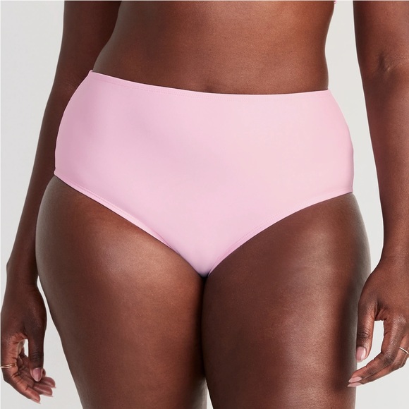 NWT OLD NAVY High-Waisted Bikini Swim Bottoms  Color:
Bergamot SIZE LARGE - Picture 5 of 7